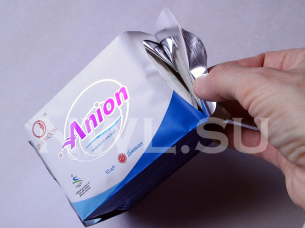 Упаковка гигиенических прокладок Anion Love Moon